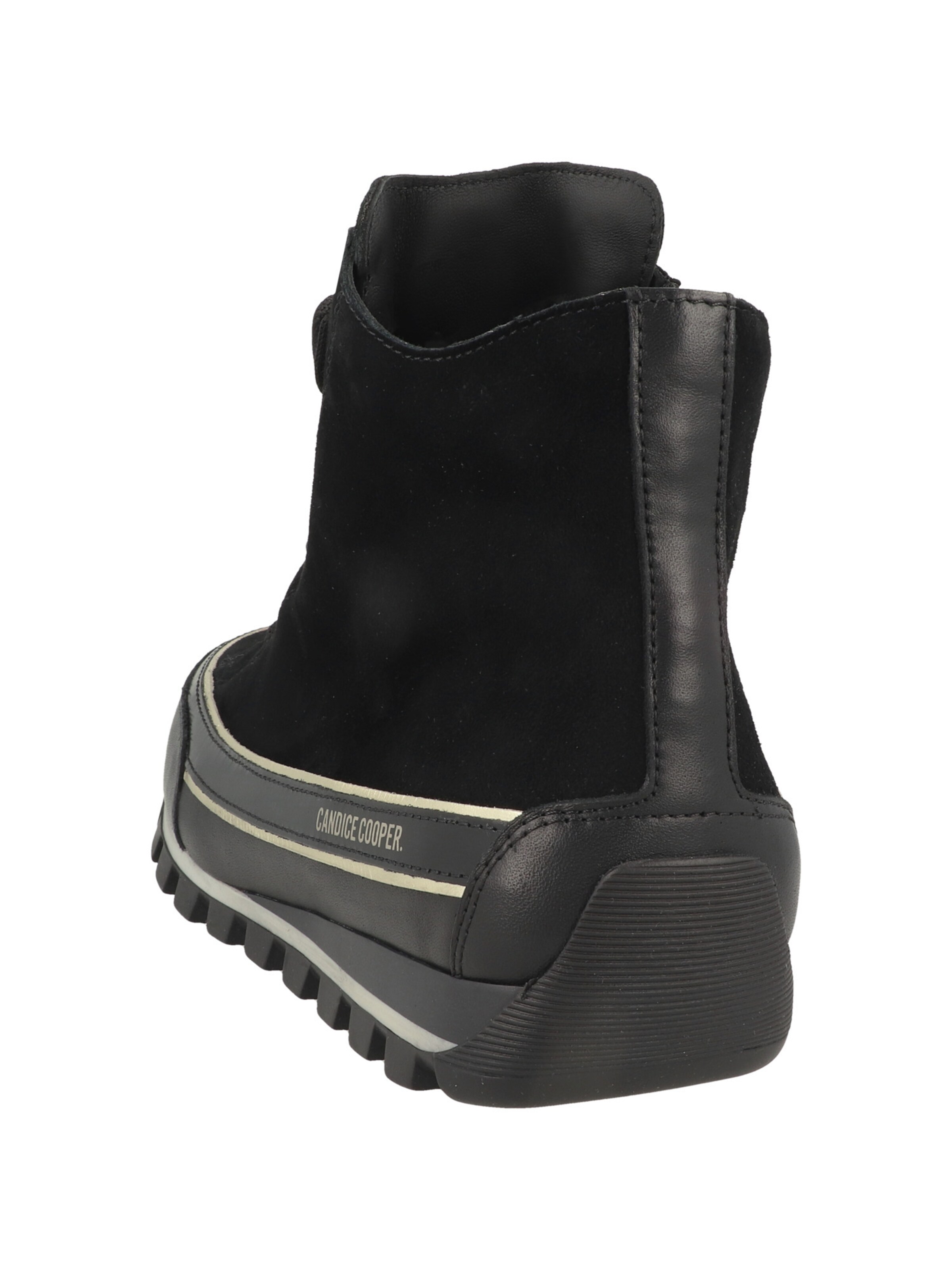Baskets hautes 'Janis Strip Plus Chic' Candice Cooper en noir