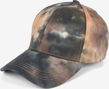 styleBREAKER Cap 'Baseballcap mit Batik Muster' in Orange: Vorderseite
