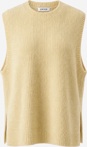 Pullover 'Thanya' di EDITED in giallo: frontale