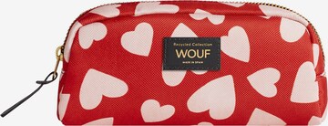 Wouf Make up tas in Rood: voorkant