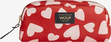 Beauty case di Wouf in rosso: frontale