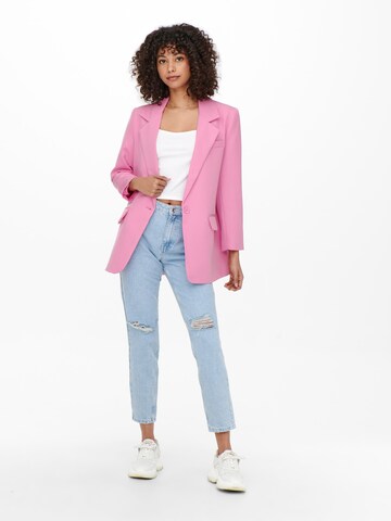 ONLY - Blazer 'Lana-Berry' em rosa