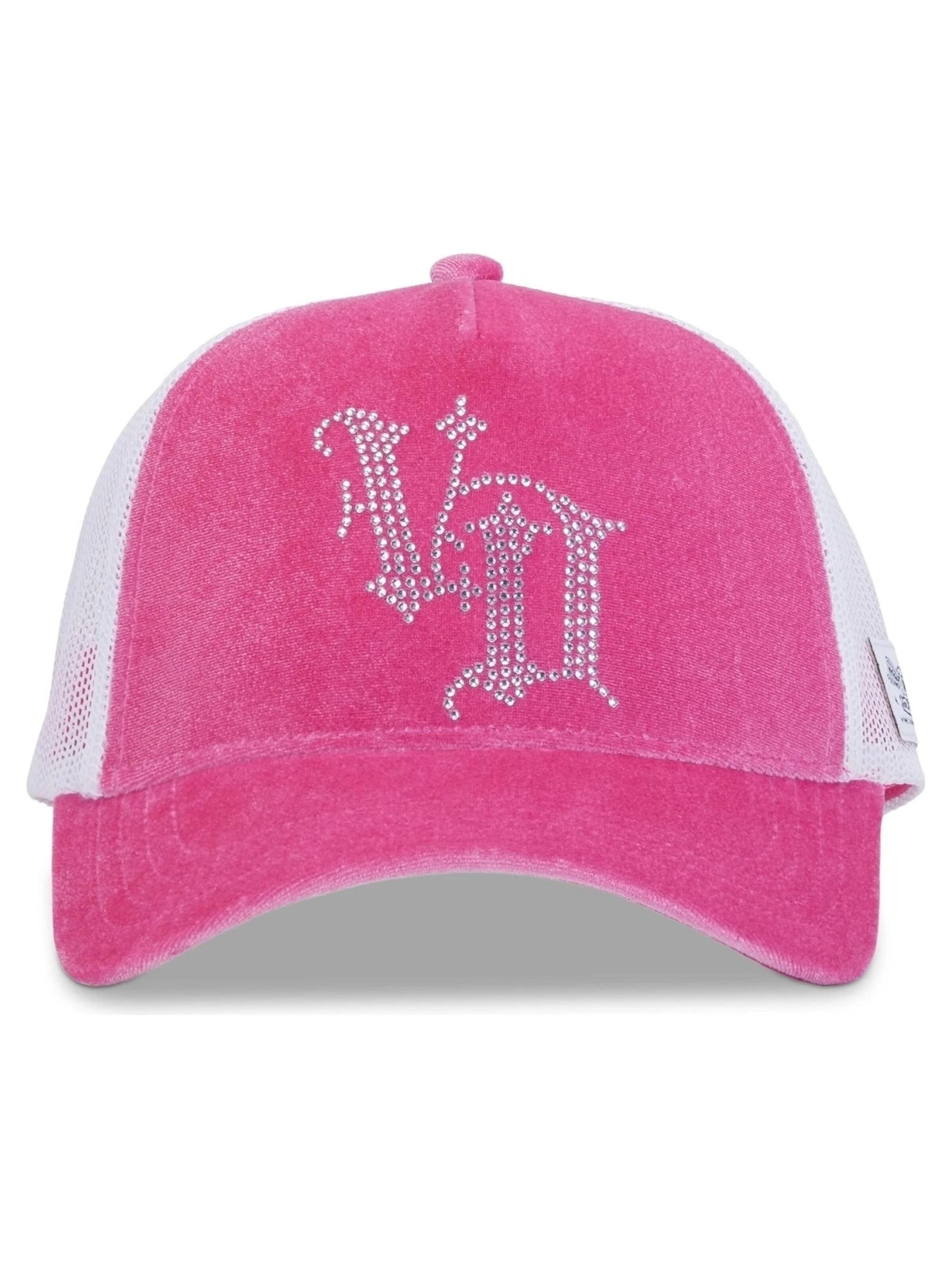 Von Dutch - Gorra 'Gorra von dutch rosa royalp diamond logo trucker cap 6' en rosa: frente