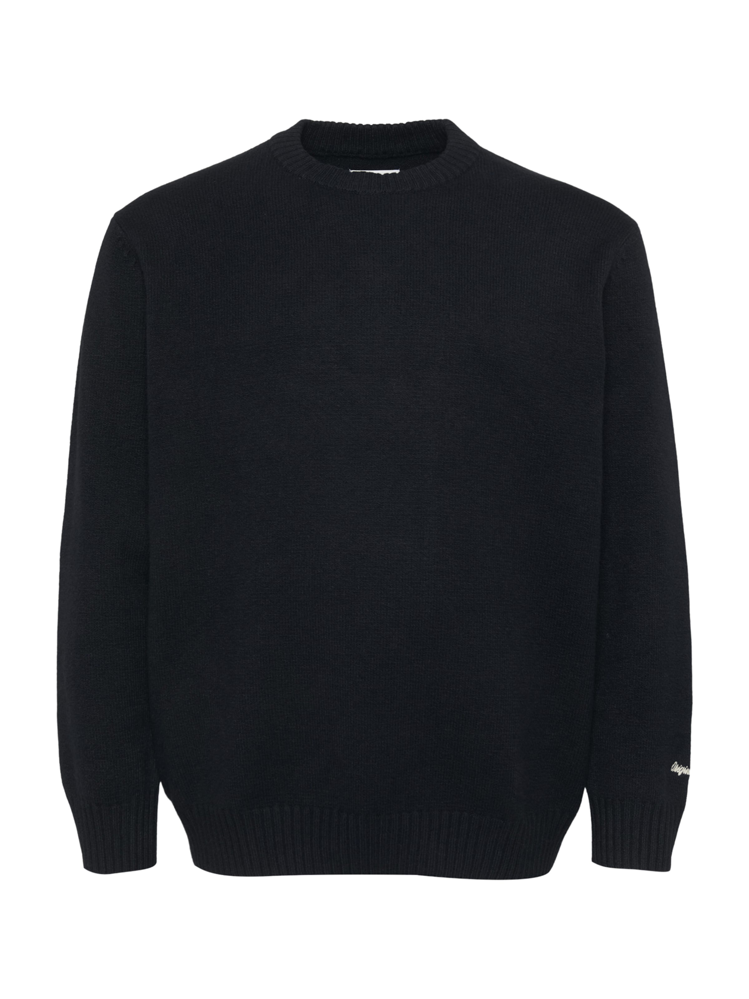 Jack &amp; Jones Plus Sweter &#x27;JORNorrebro&#x27; w kolorze czarny: przód