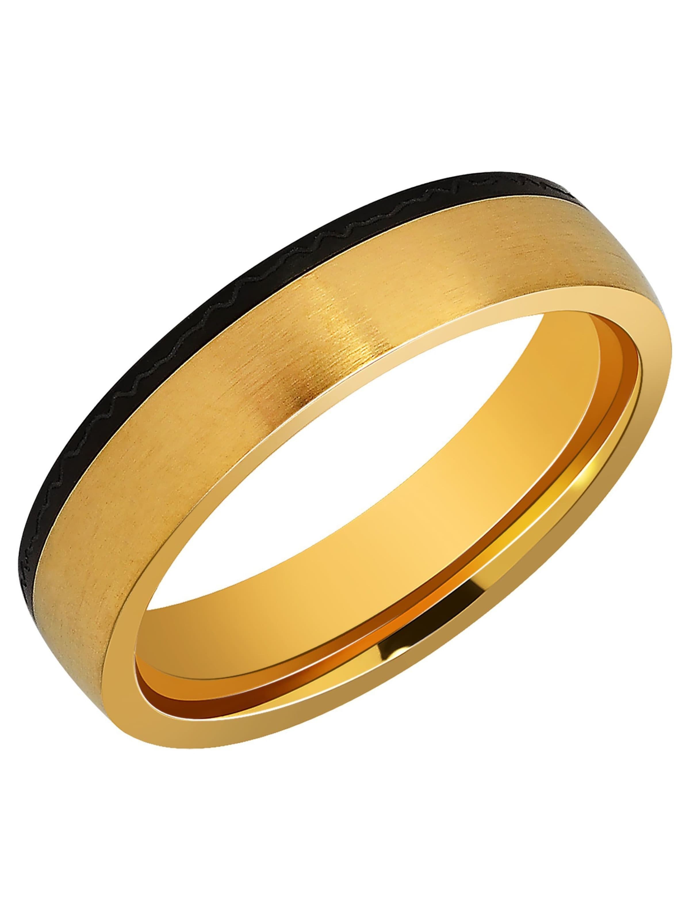 Akzent Ring 'Stojan, langlebig' in Gold: front