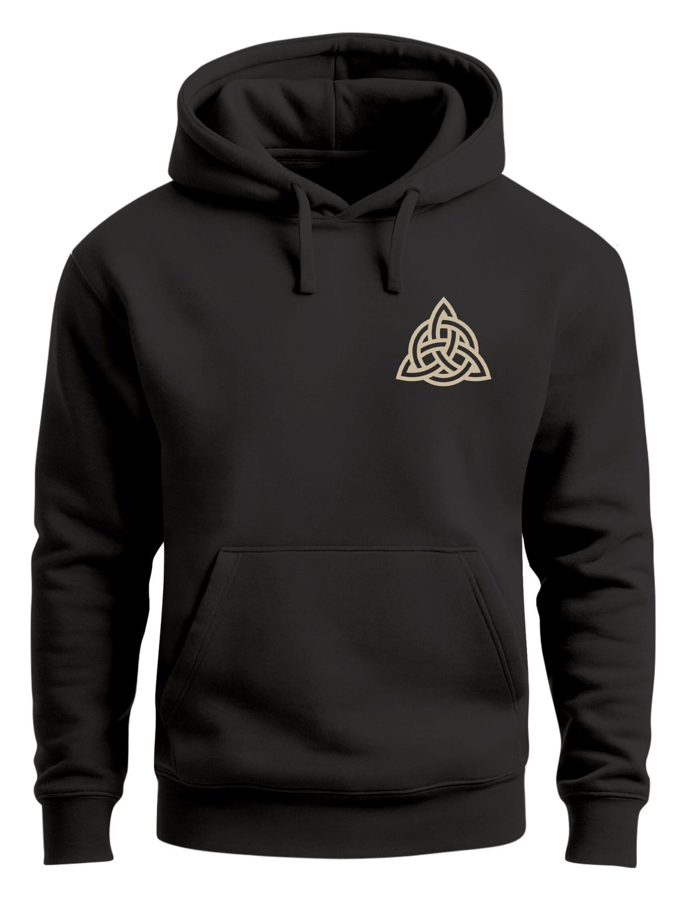 Neverless Sweatshirt 'Valhalla' in Black: front