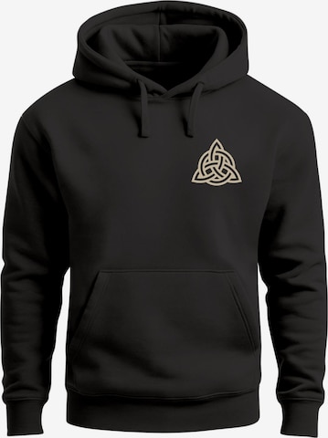 Neverless Sweatshirt 'Valhalla' in Schwarz: Vorderseite