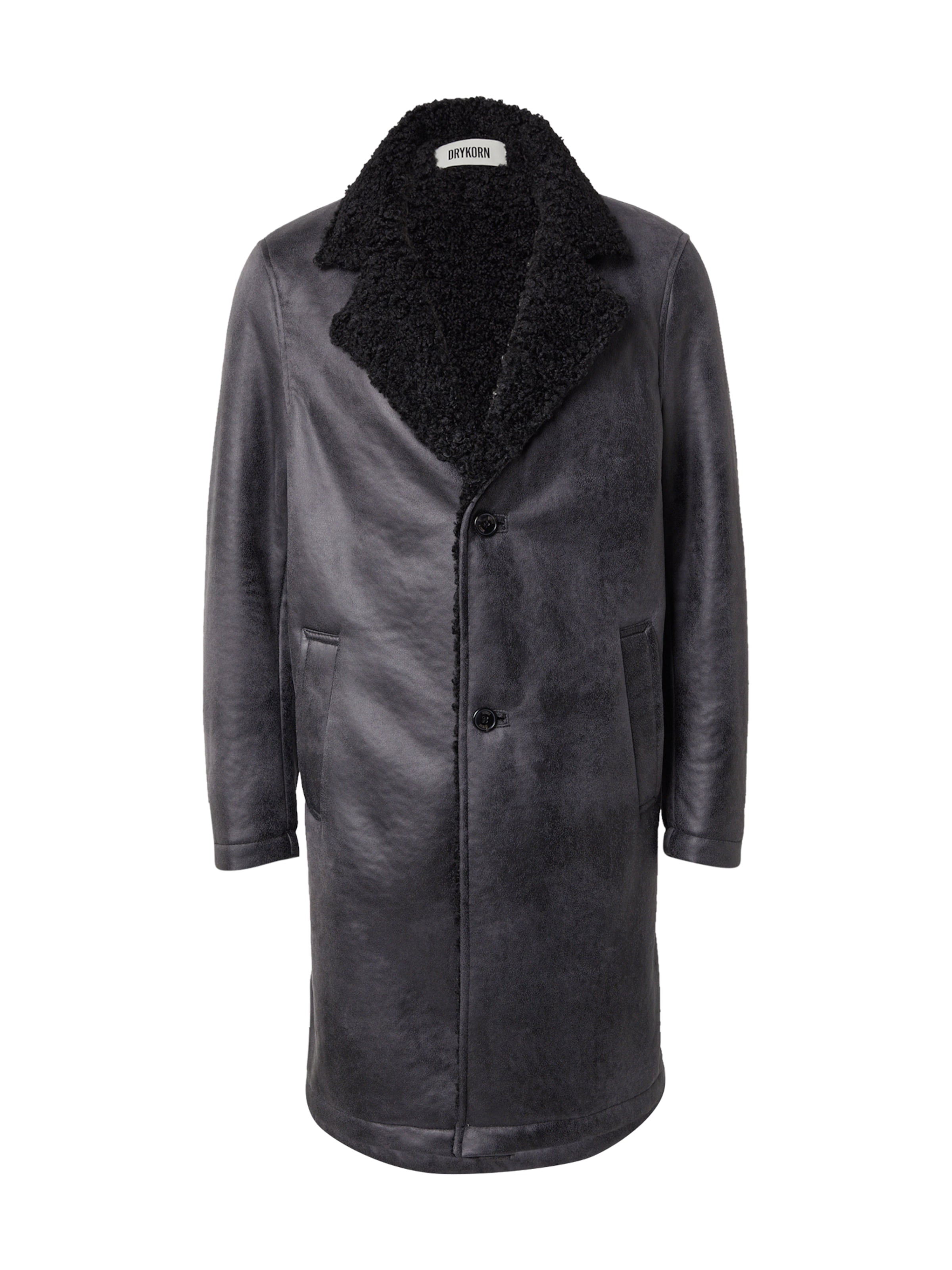 DRYKORN Χειμερινό παλτό 'SOLENO 10' σε μαύρο: μπροστά