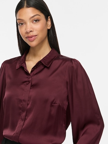 Chemisier 'VISofie' VILA en rouge