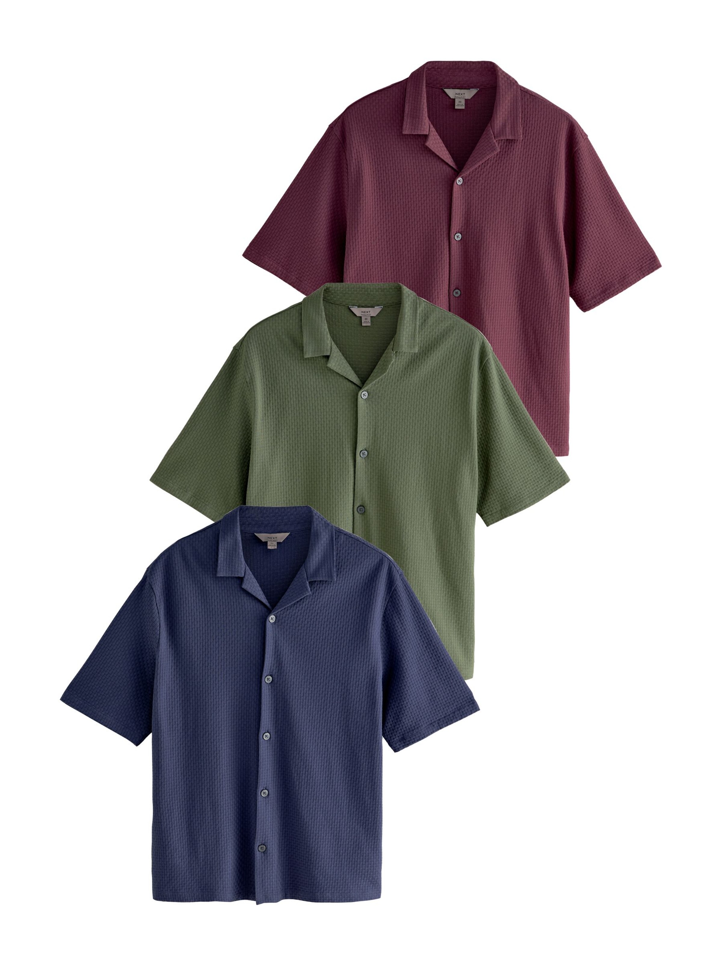 Next Hemd in Blau: Vorderseite