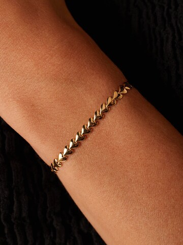 Lucardi Armband 'Minimalistisch' in Goud: voorkant