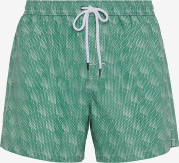 Boggi Milano Board Shorts 'Polka' in Green: front