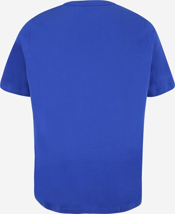 Calvin Klein Big & Tall Regular Fit T-Shirt in Blau