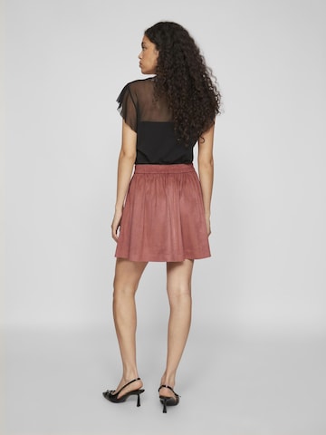 VILA Skirt in Red