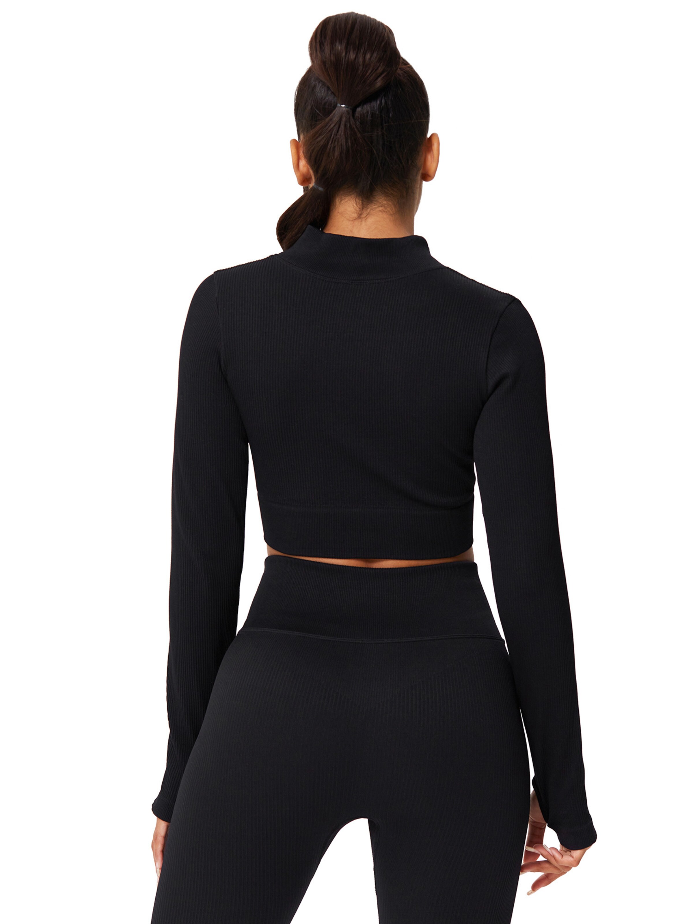 YEAZ Функционална тениска 'RUNWAY' в черно