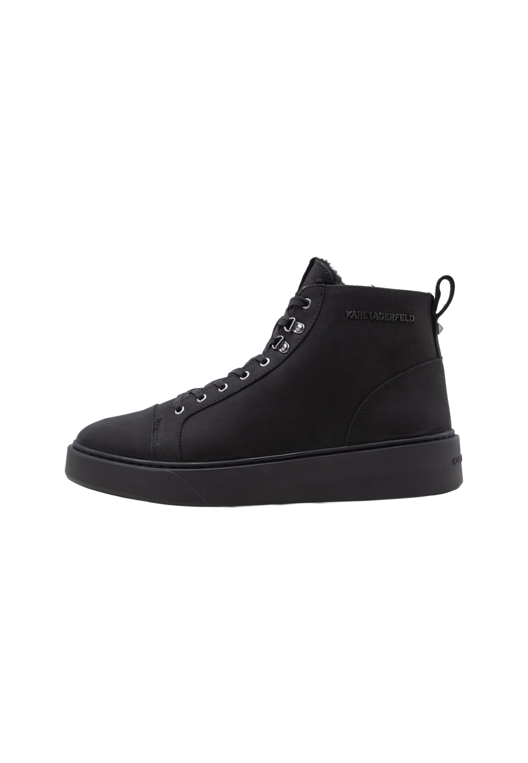 Karl Lagerfeld Sneaker high i sort: forside