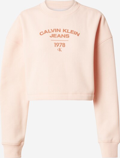 Calvin Klein Jeans Sweater majica u smeđa / pastelno roza, Pregled proizvoda