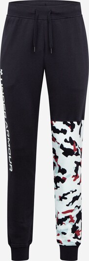 UNDER ARMOUR Sportovní kalhoty 'Rival' - pastelově červená / černá / bílá, Produkt