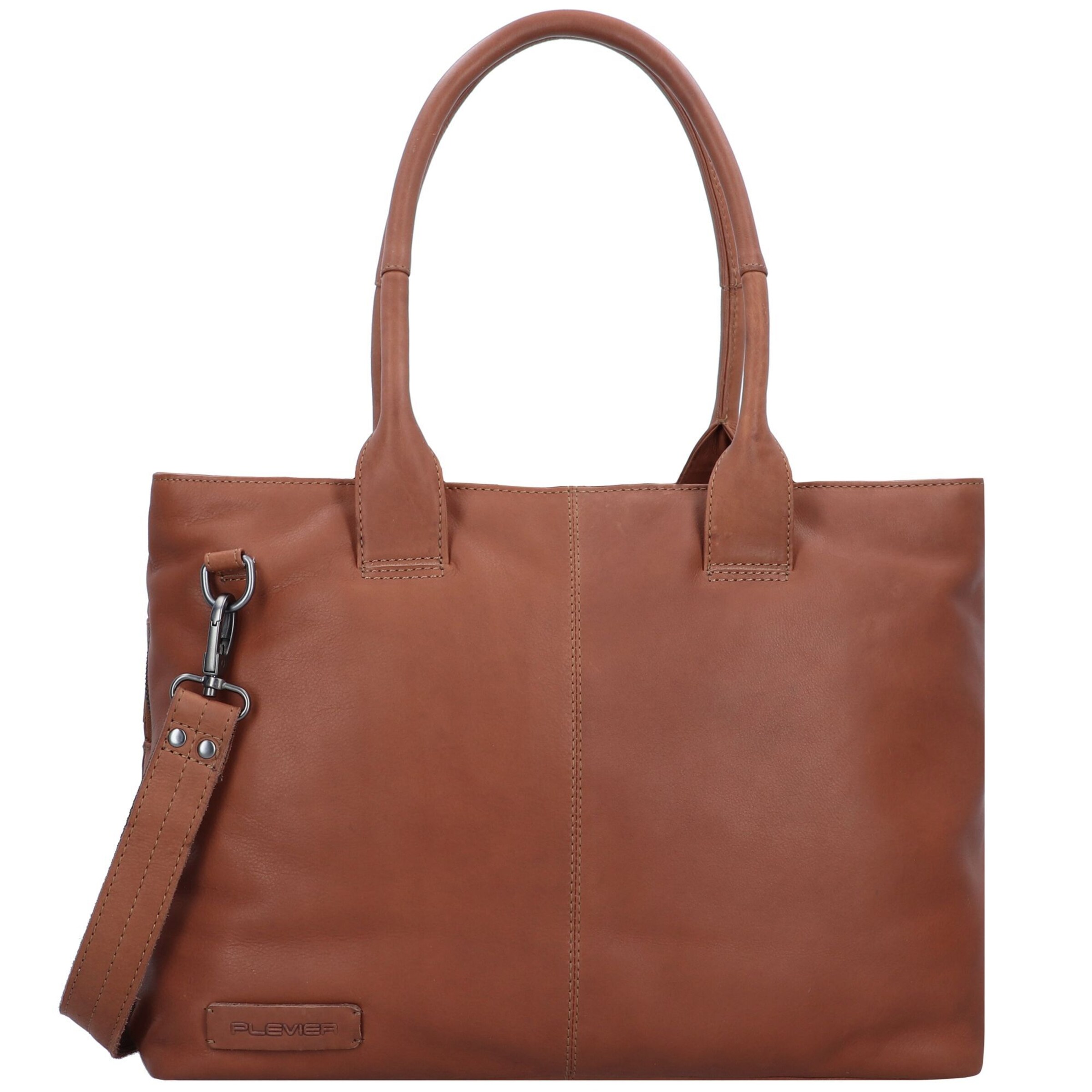 Borsa a spalla di Plevier in marrone: frontale