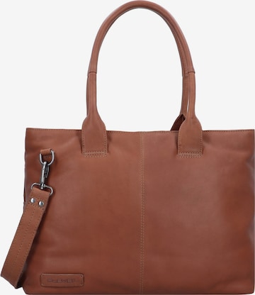 Plevier Shoulder Bag in Brown: front