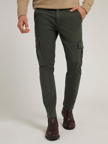 GUESS Slimfit Cargohose in Grün: predná strana