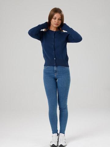 GORG Knit Cardigan in Blue