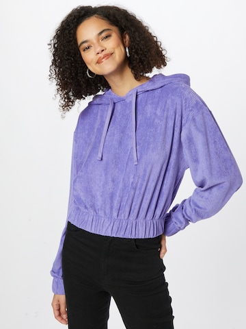 Sweat-shirt NU-IN en violet : devant