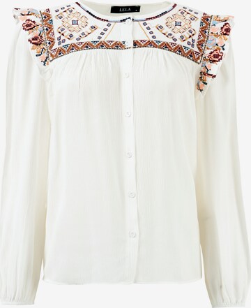 LELA Blouse in Beige: front