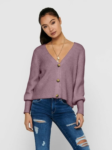 Cardigan 'Clare' ONLY en violet : devant