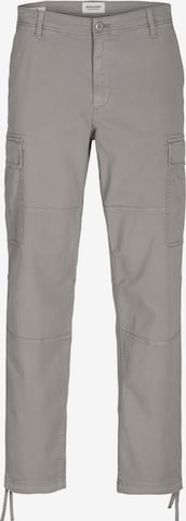 JACK & JONES Cargo Pants in Grey: front