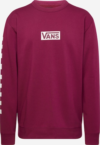 VANS - Sweatshirt 'Versa' em vermelho: frente