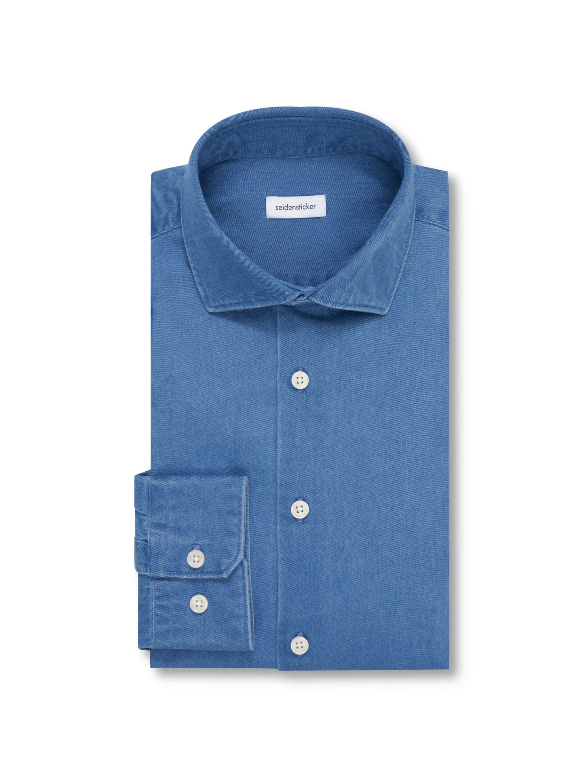 SEIDENSTICKER Slim fit Overhemd in Blauw