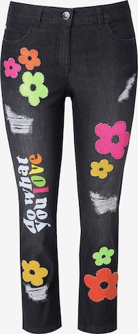 Angel of Style Regular Jeans in Black: front