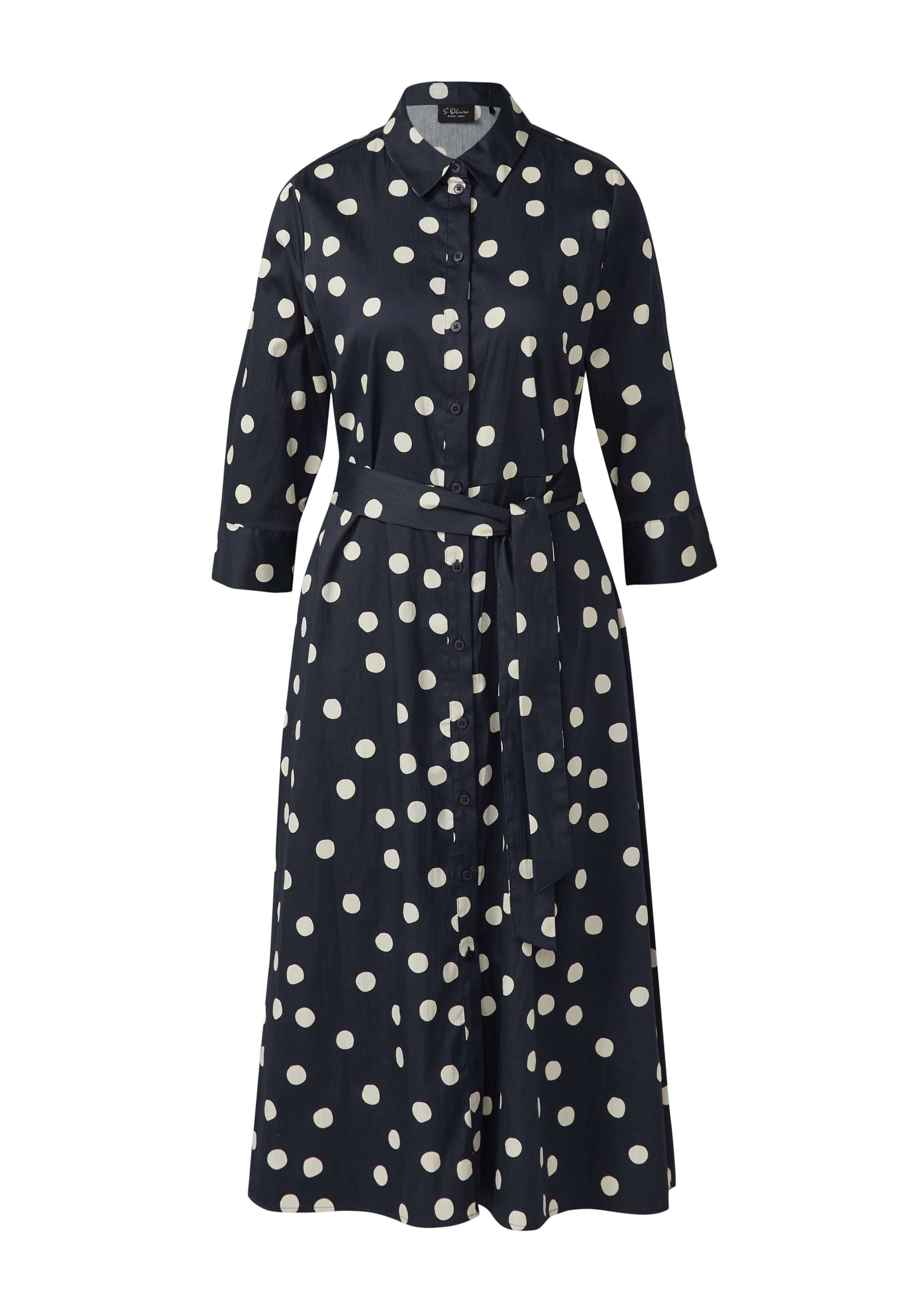 Robe-chemise s.Oliver BLACK LABEL en bleu : devant