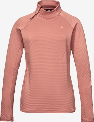 Veste en polaire fonctionnelle Schöffel en rose : devant
