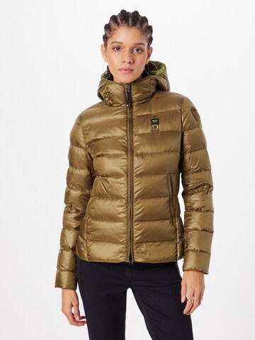 Blauer.USA Winter Jacket in Green: front