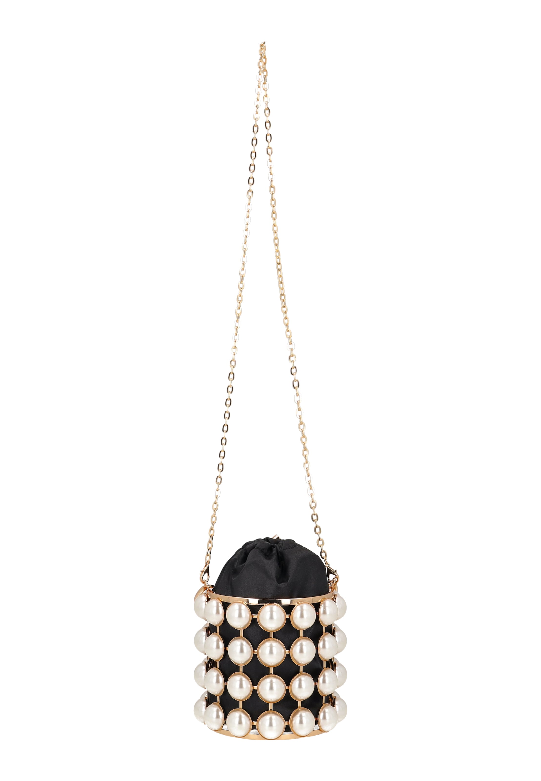 faina Clutch in Schwarz