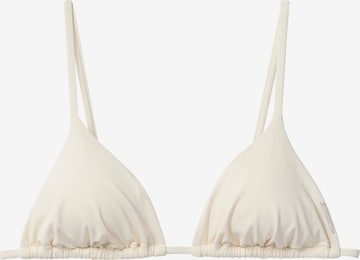 Calvin Klein Swimwear Bikinitop 'Essentials' in Beige: Vorderseite