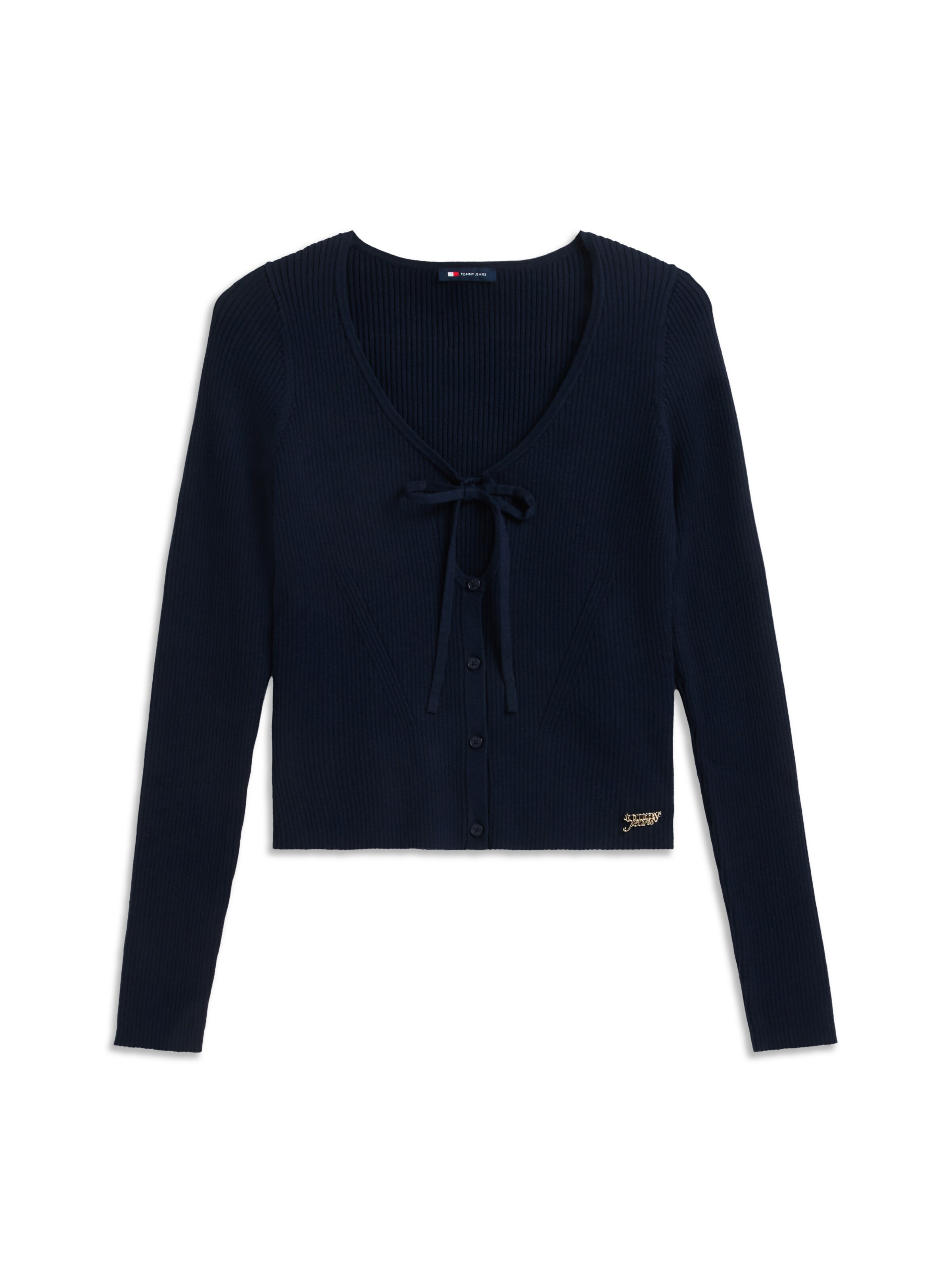 Tommy Jeans Strickjacke in Blau: Vorderseite