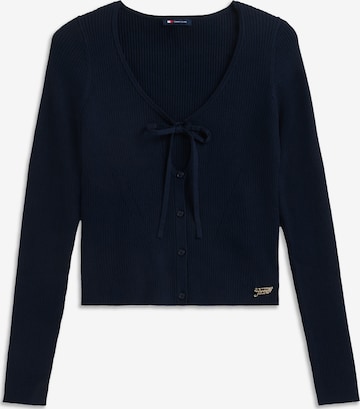 Tommy Jeans Kardigan w kolorze niebieski: przód