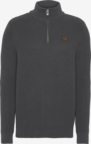 BRUNO BANANI Pullover in Grau: predná strana