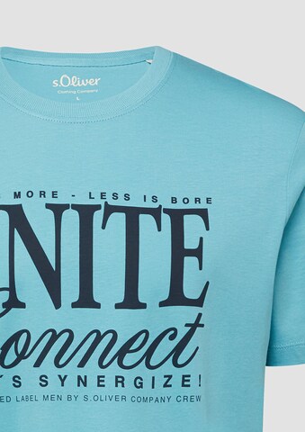 T-Shirt s.Oliver en bleu