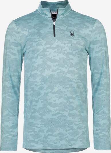 Spyder Sportsweatshirt in de kleur Turquoise / Grijs, Productweergave