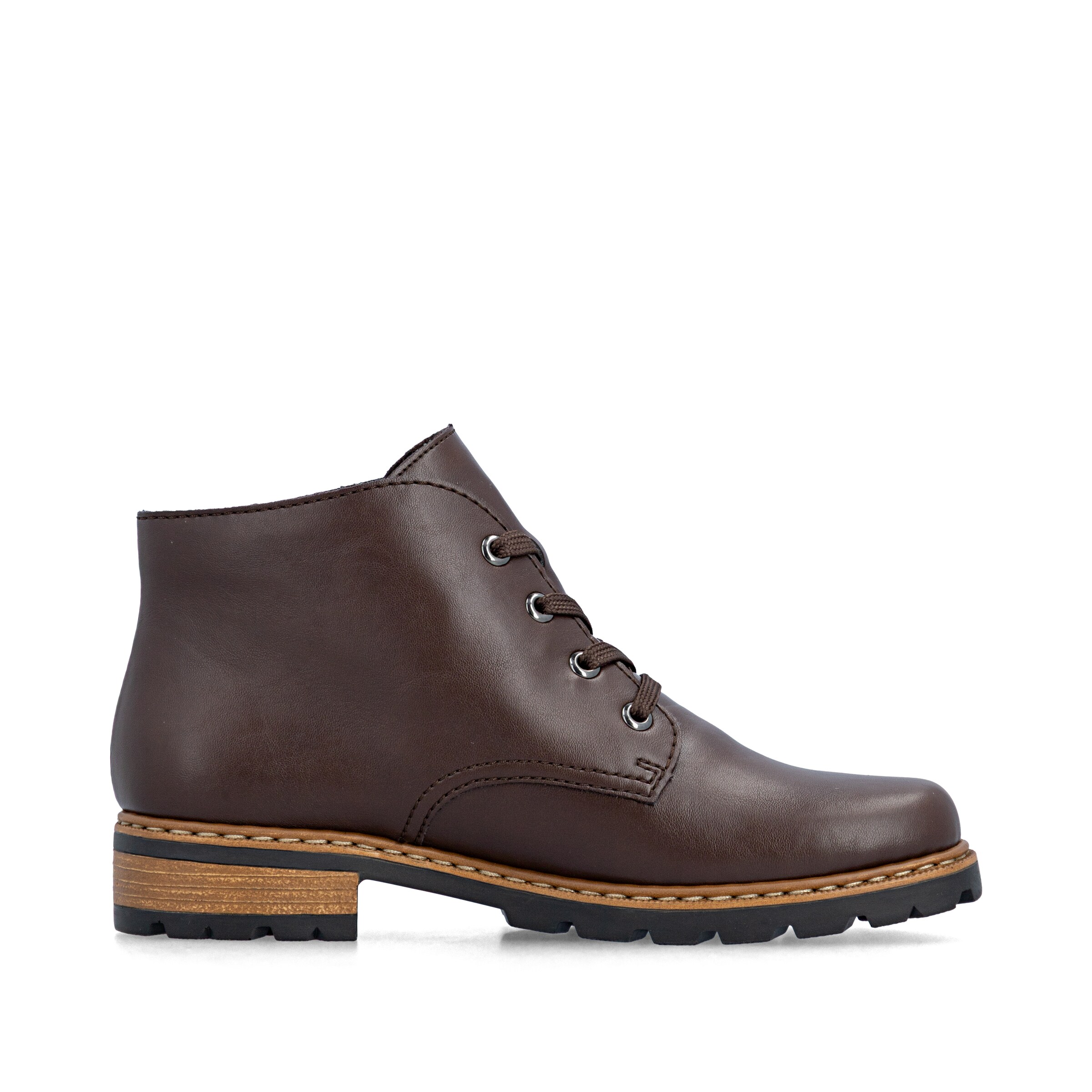 Bottines à lacets Rieker en marron