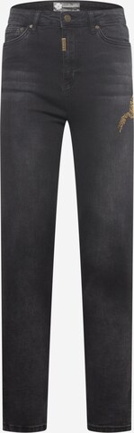 Gianni Kavanagh Slim fit Jeans in Black: front