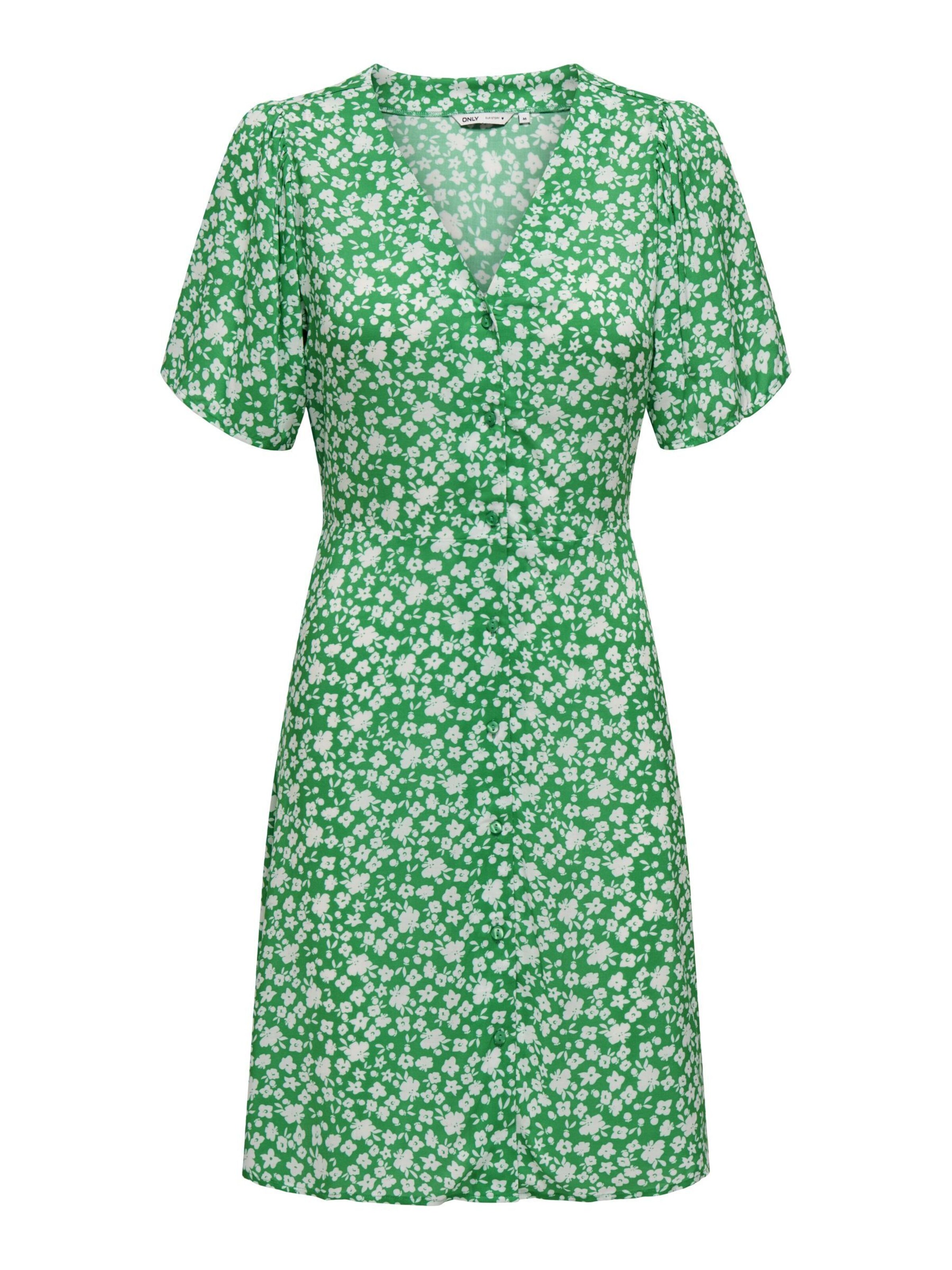 Abito camicia 'Evida' di ONLY in verde: frontale