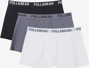 Pull&Bear Boxer shorts in Grey: front