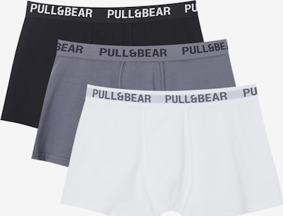 Pull&Bear Boksarice | siva / črna / bela barva, Prikaz izdelka