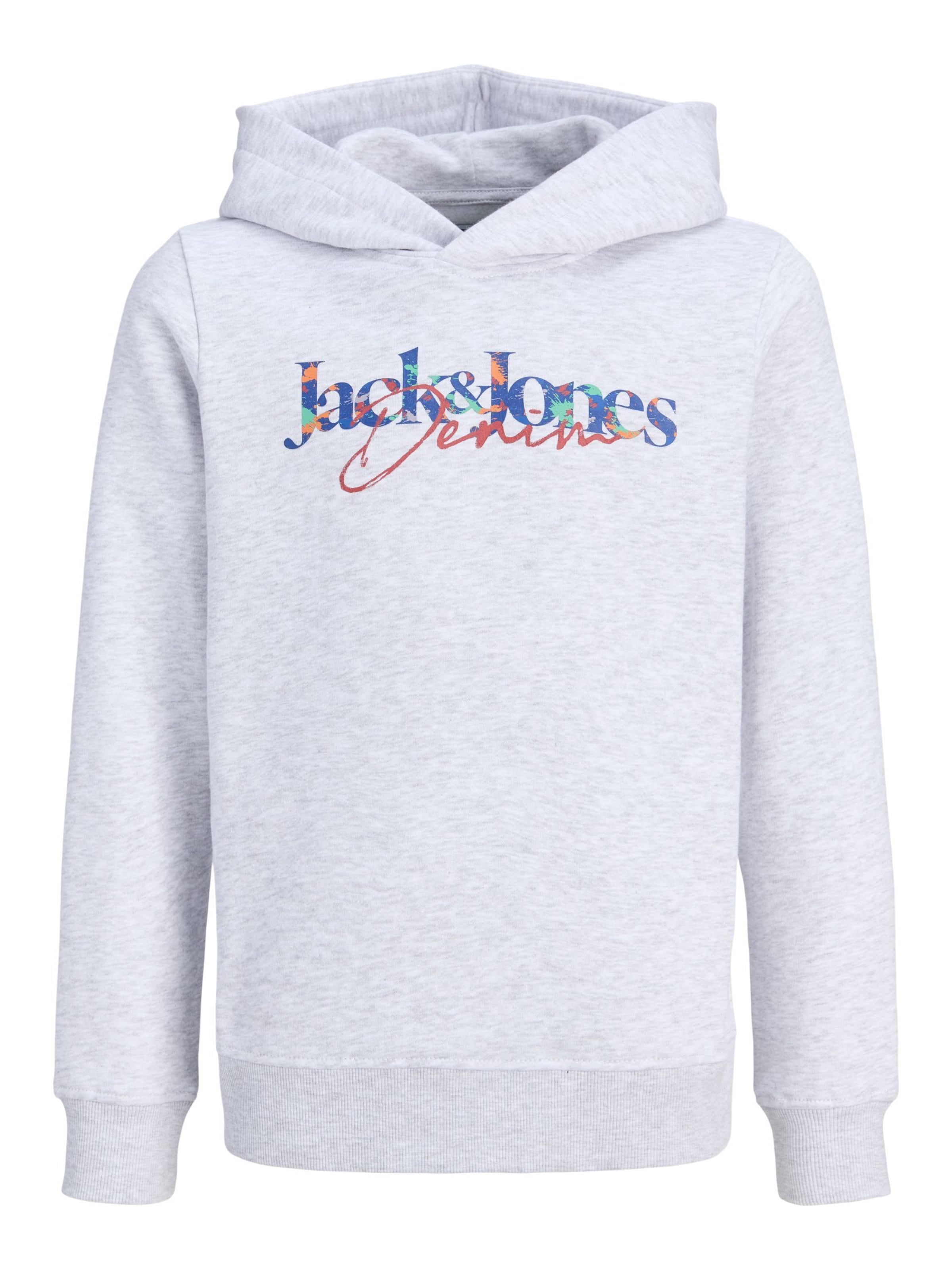 Jack & Jones Junior Свитшот 'JJTOM' в Белый: спереди