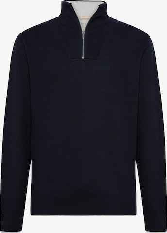 Pull-over Boggi Milano en bleu : devant